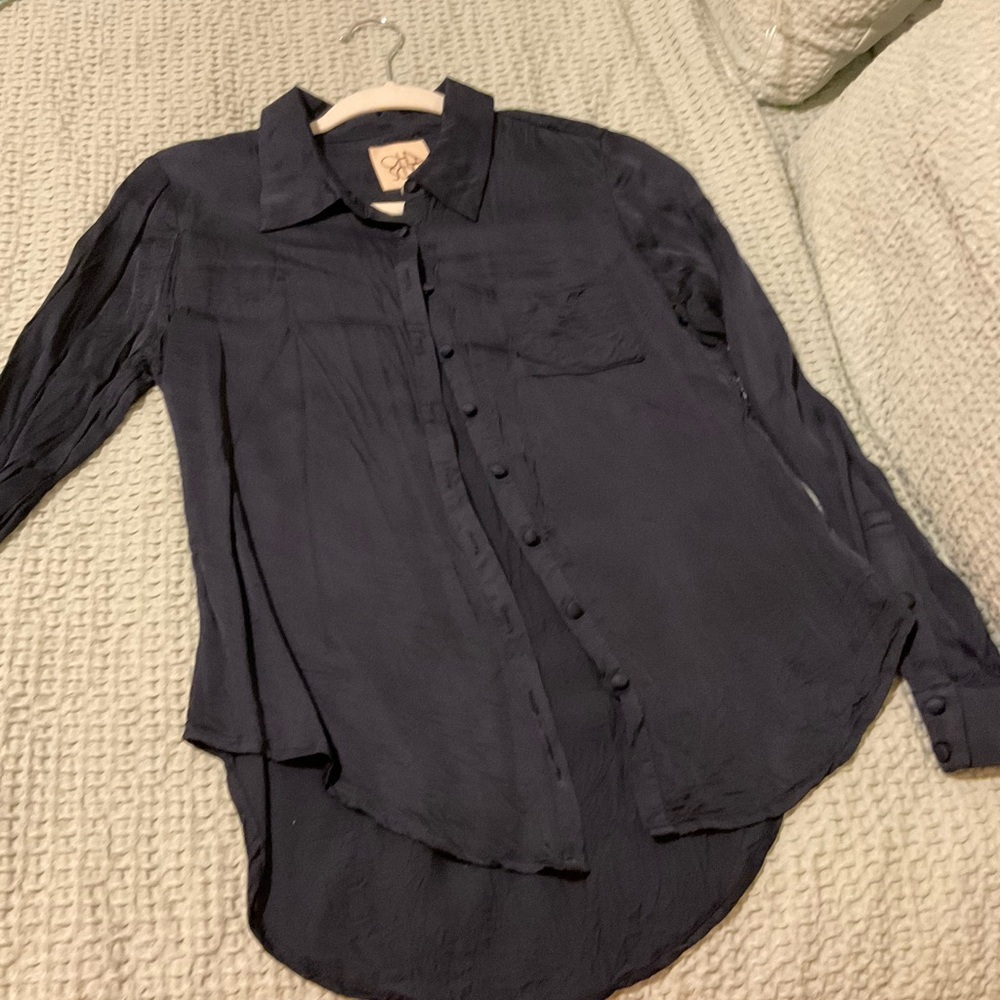Chaser Women's Dark Button Down Shirt